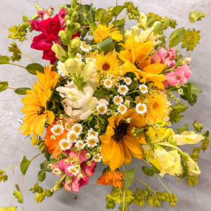 Fun Size Fits All Fresh Flowers Arrangement by Wildly Native Flower Farm
