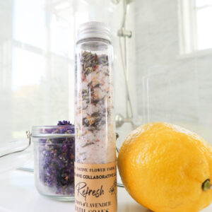 Wildly Native Flower Farm Refresh Lemon Lavender Bath Salts