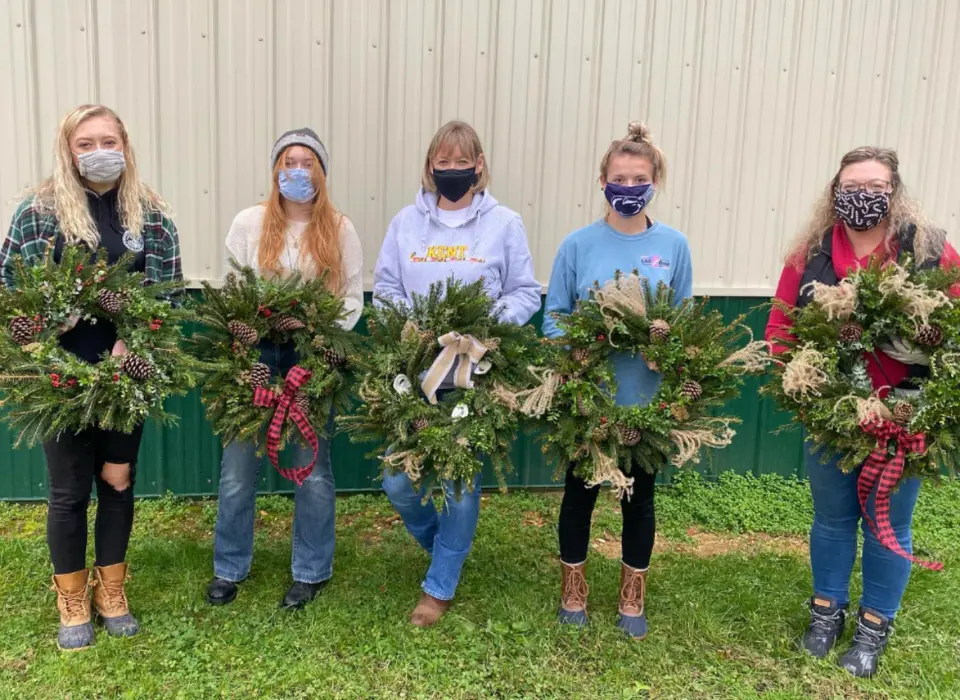 Wreath Classes during COVID