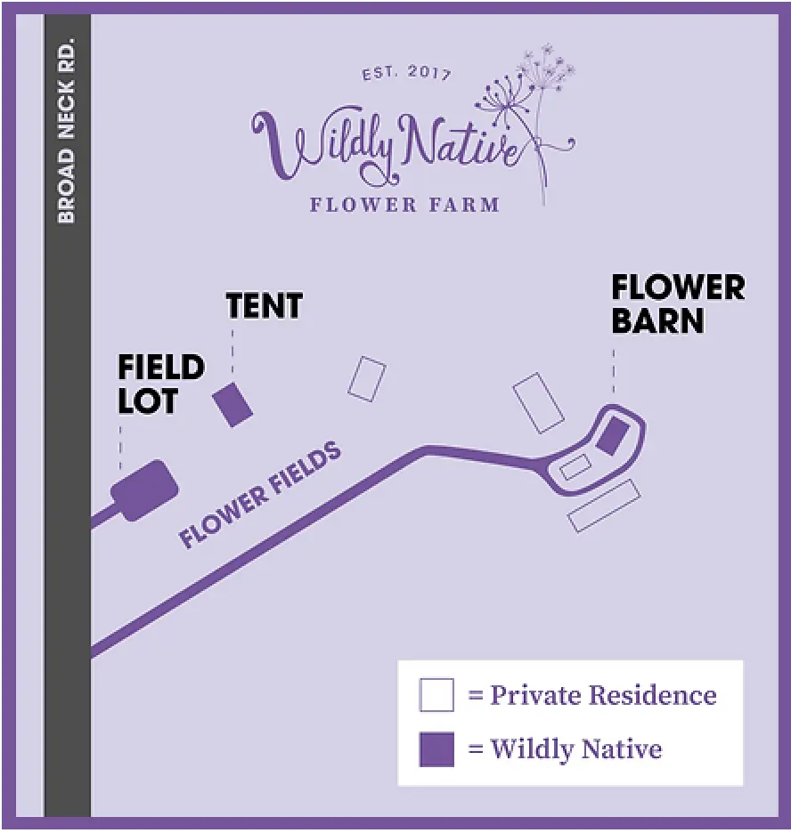 Business Map of Wildly Native Flower Farm
