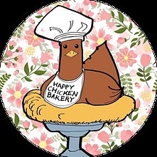 Logo for Happy Chicken Bakery.